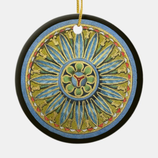 Décoration En Céramique Rosette architecturale antique n° 2 (Devant)