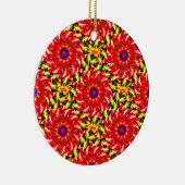 Décoration En Céramique ~ Rotating Christmas Stars Fractal ~ (Droite)