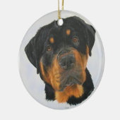 Décoration En Céramique Rottweiler (Gauche)