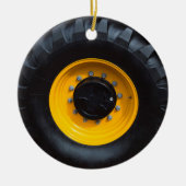 Décoration En Céramique Roue de construction (Devant)