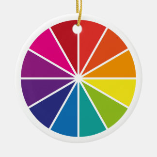 Décoration En Céramique Roue de couleur