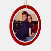 Décoration En Céramique Rouge et blanc - bilatéraux (Droite)