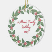 Décoration En Céramique Round Christmas Tree Ornament (Gauche)