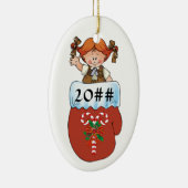 Décoration En Céramique Roux de mitaine de "brownie" (Droite)