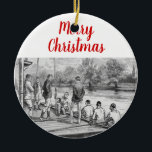 Décoration En Céramique Rowers d'équipage vintages en bateau à quai<br><div class="desc">Antique Stylisé Image de Crew Rowers au quai Elégante, élégante et chic soirée personnalisable et invitations de célébration et accessoires avec un dessin stylisé vintage de rameurs dans leur bateau près du quai. Veuillez noter qu'il s'agit d'une conception graphique / photo qui est transférée au produit sous-jacent, et ne contient...</div>