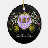 Décoration En Céramique Royal Mardi Gras Carriage - SRF (Gauche)