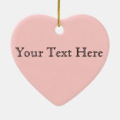 Décoration En Céramique Ruban inspiré de conscience de cancer du sein (Dos)