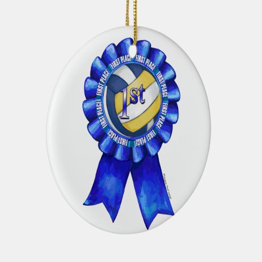 Décoration En Céramique Rubans de volleyball 1er (Droite)