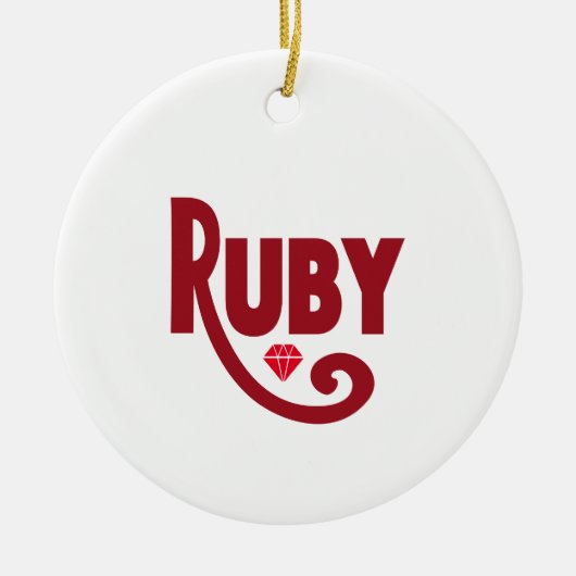 Décoration En Céramique Ruby (Devant)