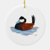 Décoration En Céramique Ruddy Duck (Dos)