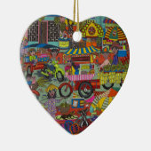 Décoration En Céramique Rues de Phnom Penh (Droite)