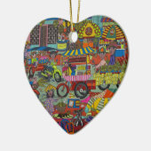 Décoration En Céramique Rues de Phnom Penh (Gauche)