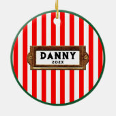 Décoration En Céramique Rugby personnalisé 2023 Collectible (Dos)