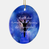 Décoration En Céramique Rumi Faites confiance au chemin (Droite)