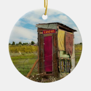 Décoration En Céramique Rural - Latrines extérieures - Bonbons gratuits 19