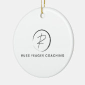 Décoration En Céramique Russ Yeager Coaching Signature Logo (Gauche)
