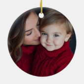 Décoration En Céramique Rustic Chic Merry Christmas Design (Dos)