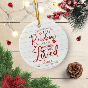 Décoration En Céramique Rustic Farmhouse Cat Or Dog Pet Memorial Keepsake