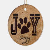 Décoration En Céramique Rustique - Joy Puppy Paw (Gauche)