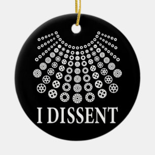 Décoration En Céramique Ruth Bader Ginsburg, célèbre RBG, je ne suis pas d