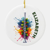 Décoration En Céramique RV Camping et feu de camp Nom personnalisé (Dos)