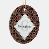 Décoration En Céramique Safari personnalisé Sunset Bohème Mandala Tiles (Droite)