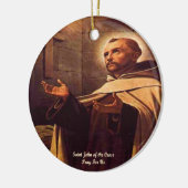 Décoration En Céramique Saint Jean de la Croix (Gauche)