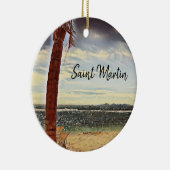 Décoration En Céramique Saint Martin ST. Maarten Aquarelle Art (Droite)