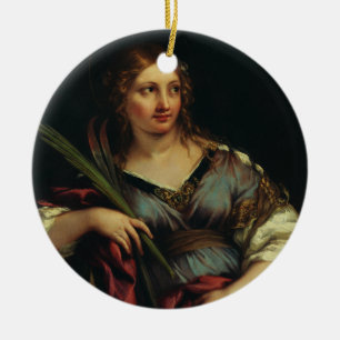 Décoration En Céramique Saint Martina de Rome par Pietro Berrettini