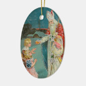 Décoration En Céramique Saint Nicolas de Noël (Gauche)