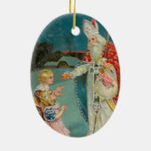 Décoration En Céramique Saint Nicolas de Noël (Dos)