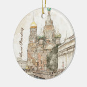 Décoration En Céramique Saint-Pétersbourg, Russia (Gauche)