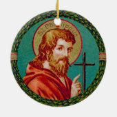 Décoration En Céramique Saint Philippe l'Apôtre (JMAS 10) (Dos)