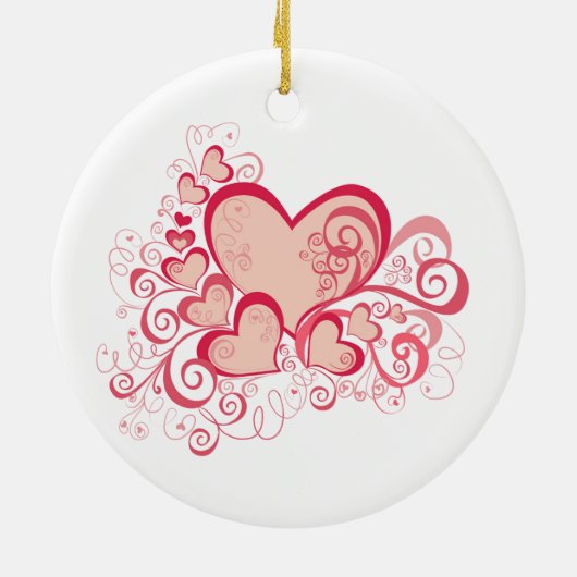 Décoration En Céramique Saint Valentin (Dos)