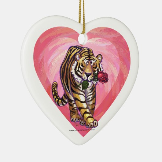 Décoration En Céramique Saint Valentin de Tigre (Droite)