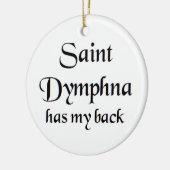 Décoration En Céramique sainte dymphna (Gauche)