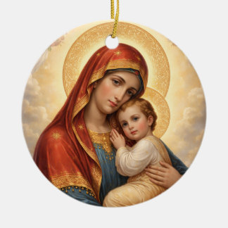 Décoration En Céramique Sainte Mère de Dieu – Amour Divin & Protection´11