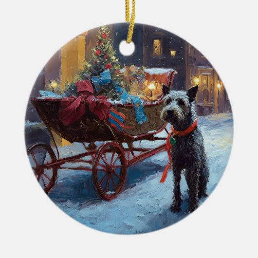 Décoration En Céramique Saison de Noël de Chesapeake (Devant)