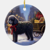 Décoration En Céramique Saison des fêtes de Noël des canicules (Dos)