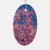 Décoration En Céramique Sakura Cherry Fleurit Dans Le Bleu (Droite)