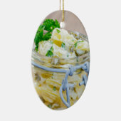 Décoration En Céramique Salade de pommes de terre dans un bocal en bois (Droite)