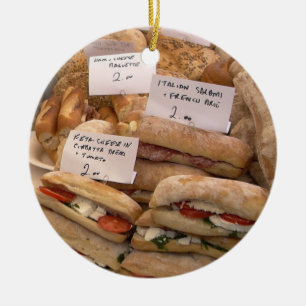 Décoration En Céramique Salami italien