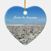 Décoration En Céramique Salar de Atacama - Désert d'Atacama, Chili (Dos)