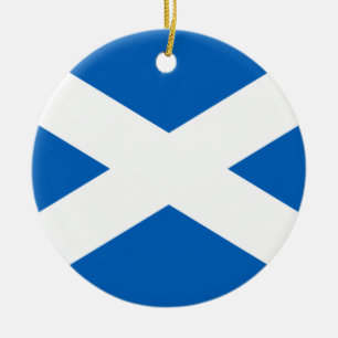 Décoration En Céramique Saltire ~ Drapeau de l'Ecosse