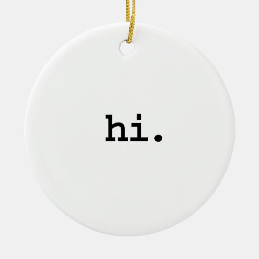 Décoration En Céramique salut (Devant)