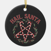 Décoration En Céramique Salut Satan Noël Krampus Xmas Devil Candy (Devant)