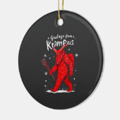 Décoration En Céramique Salutation de Noël de Krampus Xmas (Gauche)