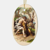 Décoration En Céramique Samson Et Le Lion (Gauche)