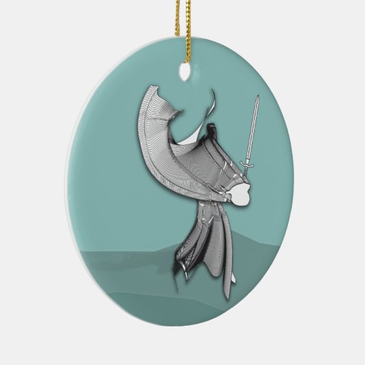 Décoration En Céramique Samurai numérique (Droite)