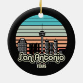 Décoration En Céramique San Antonio, Texas (Dos)